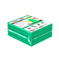 Мешки для мусора 160 л, зеленые, в пачке 10 шт., ПВД, 40 мкм, 900х1100 мм, i-Bag в Майкопе