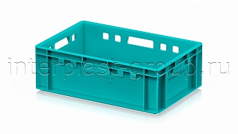 Ящик для мяса и колбасных изделий Е-2 бирюзовый в Майкопе Ящик для мяса и колбасных изделий Е-2 бирюзовый в Майкопе