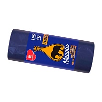 Мешки для мусора 160 л, синие, рулон 10 шт., ПВД, 35 мкм, 1100х900 мм, Уфа Пак, МВ1755 (МВ 160-10ср) в Майкопе Мешки для мусора 160 л, синие, рулон 10 шт., ПВД, 35 мкм, 1100х900 мм, Уфа Пак, МВ1755 (МВ 160-10ср) в Майкопе