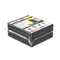 Мешки для мусора 160 л, серые, в пачке 10 шт., ПВД, 40 мкм, 900х1100 мм, i-Bag в Майкопе