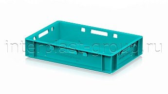 Ящик для мяса и колбасных изделий Е-1 бирюзовый в Майкопе Ящик для мяса и колбасных изделий Е-1 бирюзовый в Майкопе