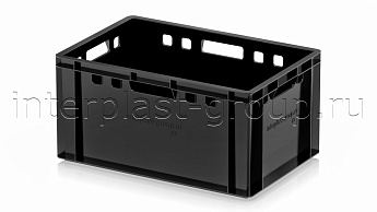 Ящик для мяса и колбасных изделий Е-3 черный в Майкопе Ящик для мяса и колбасных изделий Е-3 черный в Майкопе