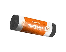 Мешки для мусора 20 л, черные, в рулоне 25 шт., ПНД, 6 мкм, 420х450 мм, SIBIRSKAYA, 101-001 S в Майкопе Мешки для мусора 20 л, черные, в рулоне 25 шт., ПНД, 6 мкм, 420х450 мм, SIBIRSKAYA, 101-001 S в Майкопе