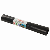 Мешки для мусора 240 л, черные, в рулоне 10 шт., ПВД 50 мкм, 1400х900 мм, LAIMA, 605337 в Майкопе