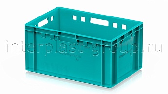 Ящик для мяса и колбасных изделий Е-3 бирюзовый в Майкопе Ящик для мяса и колбасных изделий Е-3 бирюзовый в Майкопе