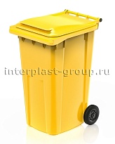 Контейнер для мусора 240 л желтый облегченный 240 желтый в Майкопе