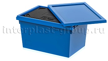 Изотермический контейнер KV 6432 в сборе с крышкой голубой в Майкопе Изотермический контейнер KV 6432 в сборе с крышкой голубой в Майкопе