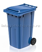Контейнер для мусора 240 л голубой облегченный