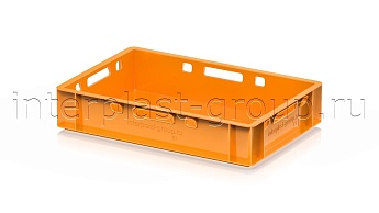 Ящик для мяса и колбасных изделий Е-1 оранжевый в Майкопе Ящик для мяса и колбасных изделий Е-1 оранжевый в Майкопе