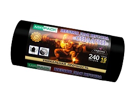 Мешки для мусора 240 л, ароматизированные, черные, в рулоне 10 шт., ПВД 40 мкм, 1500х1100 мм, СИЛАЧИ, sil24011110 в Майкопе Мешки для мусора 240 л, ароматизированные, черные, в рулоне 10 шт., ПВД 40 мкм, 1500х1100 мм, СИЛАЧИ, sil24011110 в Майкопе